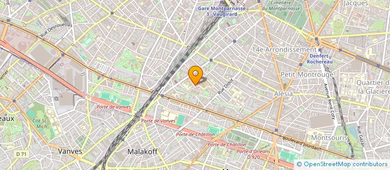 localisation de l'entreprise SCI POMME D'API  PARIS