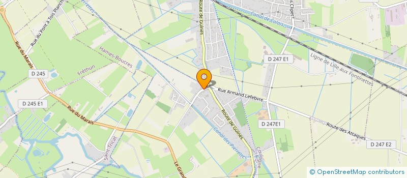 localisation de l'entreprise SCI POMME D OR  CALAIS