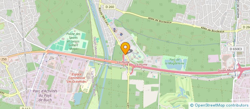 localisation de l'entreprise SCI POMME DE PIN  GUJAN-MESTRAS