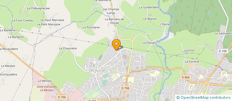 localisation de l'entreprise SCI POMMEREUL  LECOUSSE