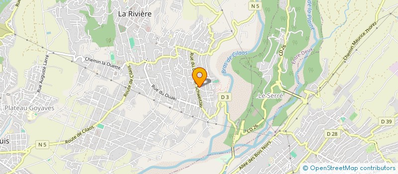 localisation de l'entreprise SCI POMMES CANNELLES  SAINT-LOUIS