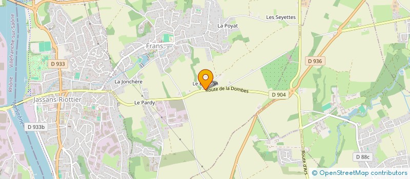 localisation de l'entreprise SCI POMMET ET FILS à FRANS