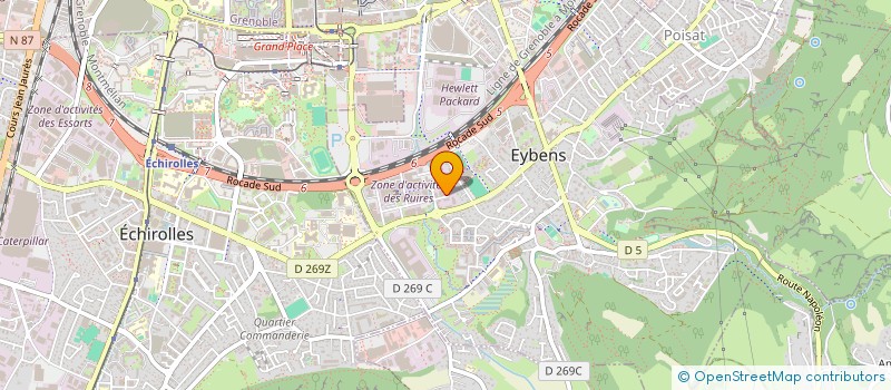 localisation de l'entreprise SCI POMMIER  EYBENS