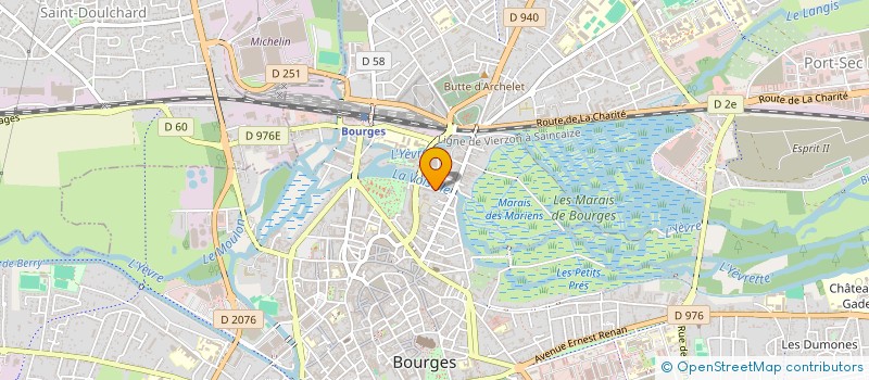 localisation de l'entreprise SCI POMMIER  BOURGES