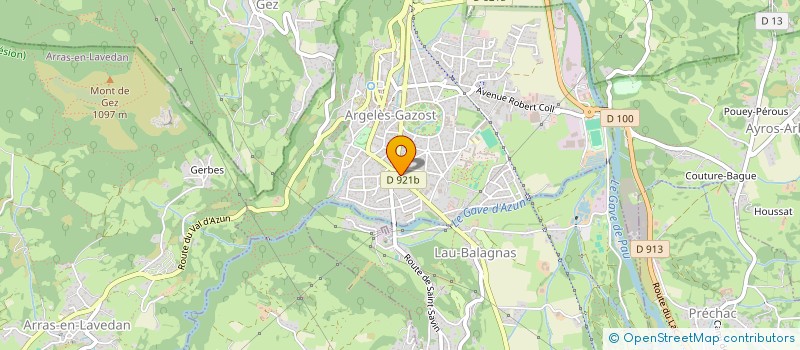 localisation de l'entreprise SCI POMMIER IMMOBILIER  ARGELES-GAZOST