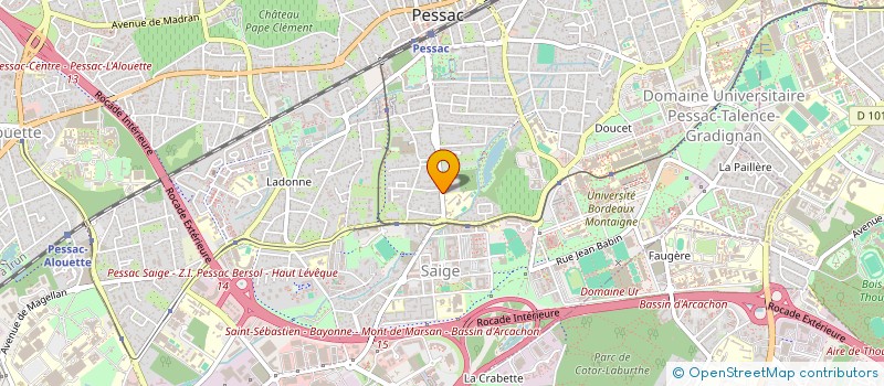 localisation de l'entreprise SCI POMONE à PESSAC