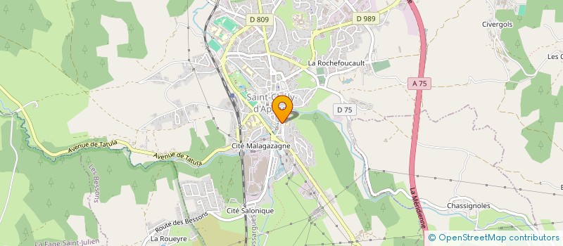 localisation de l'entreprise SCI POMONE  SAINT-CHELY-D'APCHER