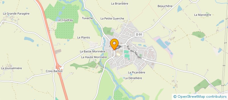 localisation de l'entreprise SCI POMORO  BEAUPREAU-EN-MAUGES