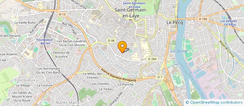 localisation de l'entreprise SCI POMPADOUR  SAINT-GERMAIN-EN-LAYE