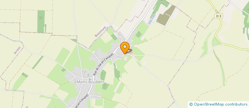 localisation de l'entreprise SCI POMPADOUR  ERCOURT