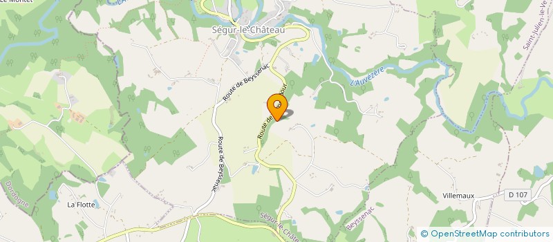 localisation de l'entreprise SCI POMPADOUR-LES DEUX SAPINS  ARNAC-POMPADOUR