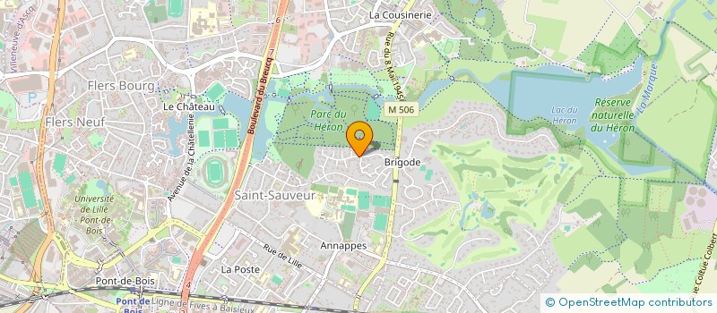 localisation de l'entreprise SCI POMPIDOU à VILLENEUVE-D'ASCQ