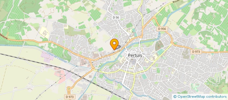 localisation de l'entreprise SCI POMPIERY  PERTUIS