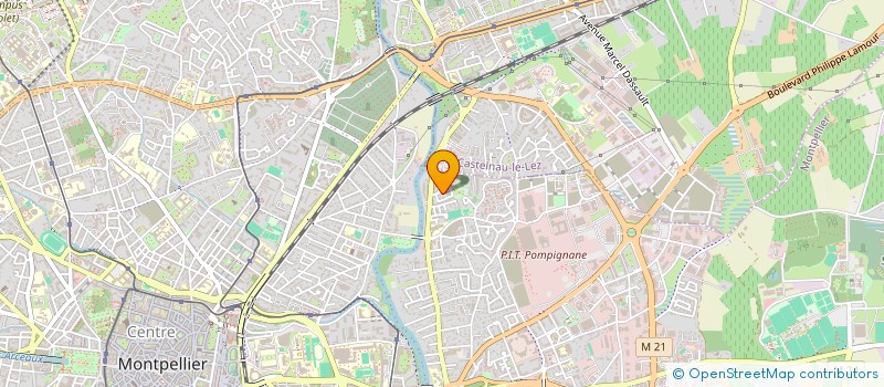 localisation de l'entreprise SCI POMPIGNANE à MONTPELLIER