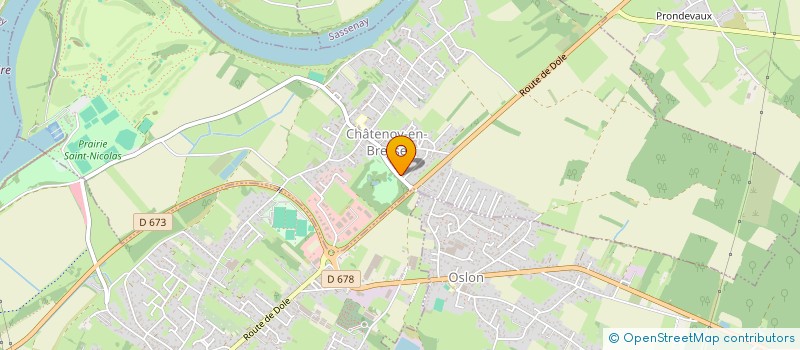 localisation de l'entreprise SCI PONARD  CHATENOY-EN-BRESSE