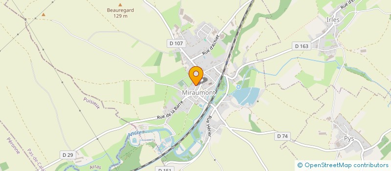 localisation de l'entreprise SCI PONCE  MIRAUMONT