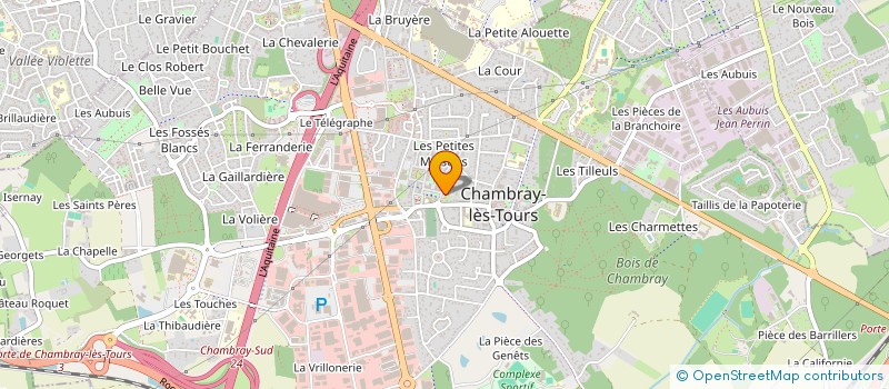 localisation de l'entreprise SCI PONCE DE LEON  CHAMBRAY-LES-TOURS