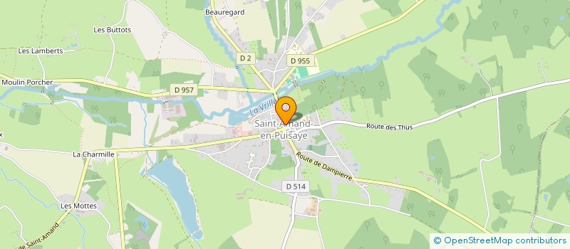 localisation de l'entreprise SCI PONCELET à SAINT-AMAND-EN-PUISAYE