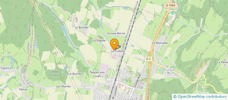 localisation de l'entreprise SCI PONCELIN  CUISIA