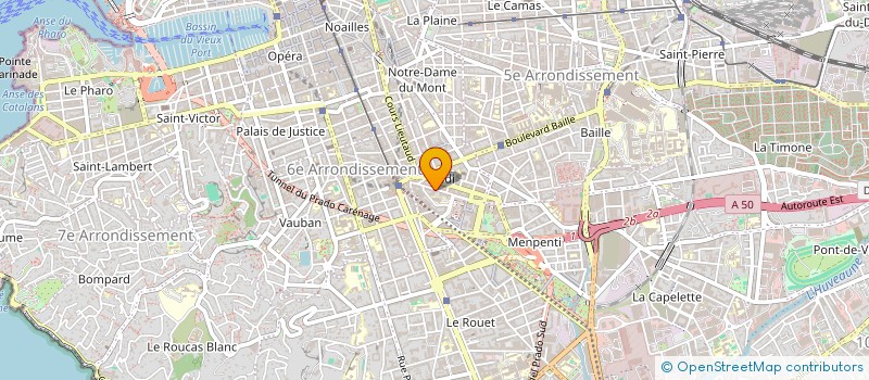 localisation de l'entreprise SCI PONCETJEWELL à MARSEILLE