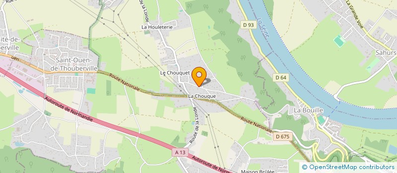 localisation de l'entreprise SCI PONCHEL à CAUMONT