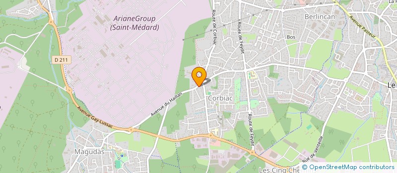 localisation de l'entreprise SCI PONCHO  SAINT-MEDARD-EN-JALLES