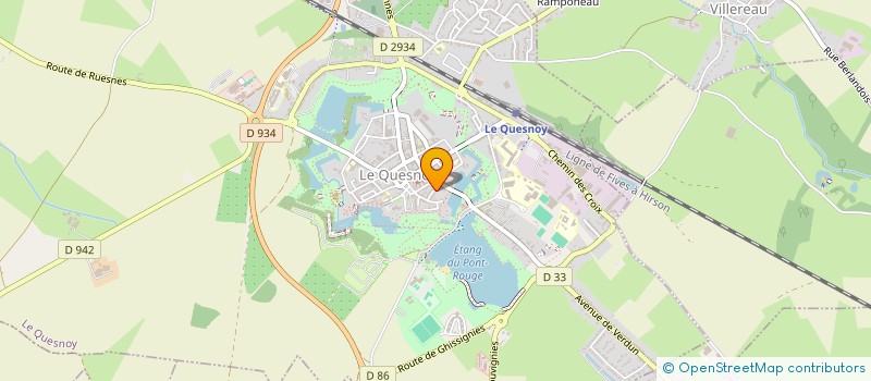 localisation de l'entreprise SCI PONCHON IMMO à LE QUESNOY