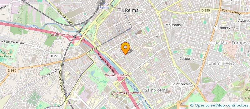 localisation de l'entreprise SCI PONCIN  REIMS