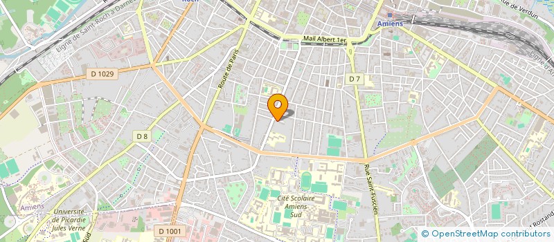 localisation de l'entreprise SCI PONCY à AMIENS