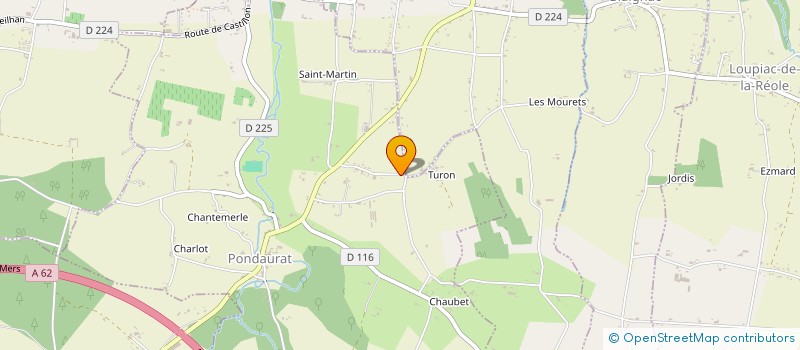 localisation de l'entreprise SCI PONDAURATAISE  PONDAURAT