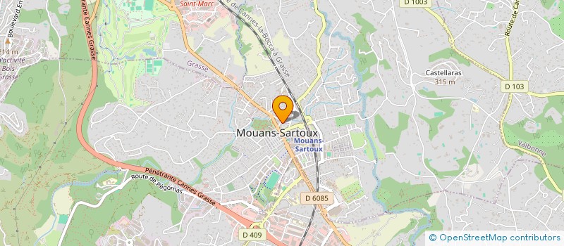 localisation de l'entreprise SCI PONE à MOUANS-SARTOUX