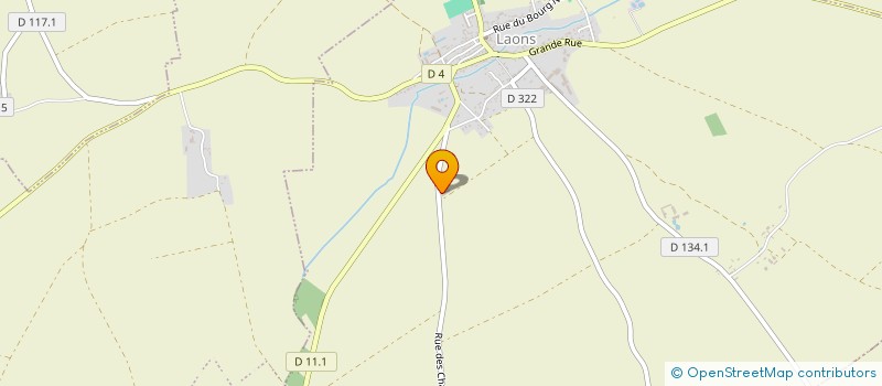 localisation de l'entreprise SCI PONELLE-FORTIN à LAONS