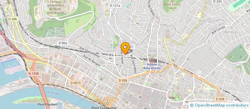 localisation de l'entreprise SCI PONET à ROUEN