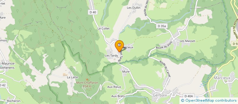 localisation de l'entreprise SCI PONGA  SAINT-PIERRE-D'ALVEY