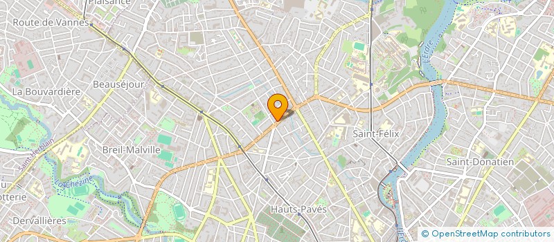 localisation de l'entreprise SCI PONGE-KELENN  NANTES