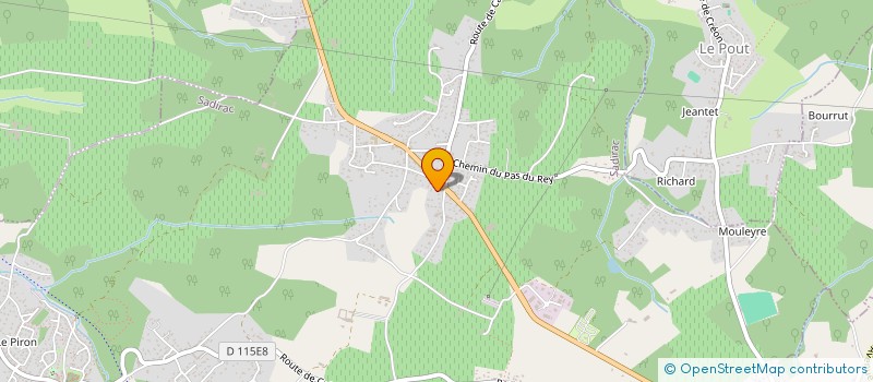 localisation de l'entreprise SCI PONGO  SADIRAC