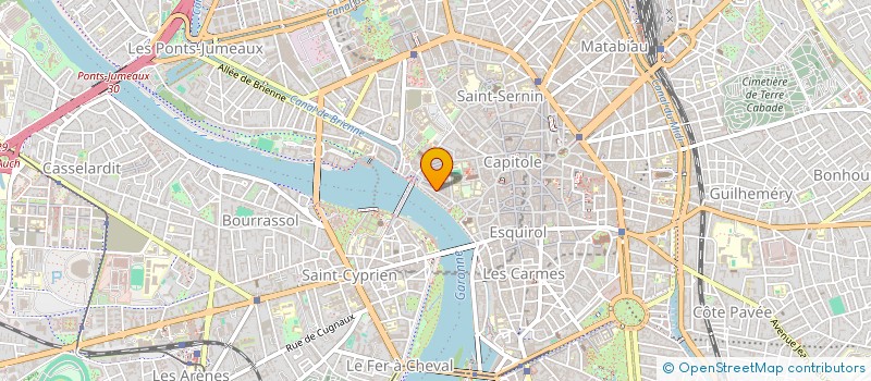 localisation de l'entreprise SCI PONOU  TOULOUSE
