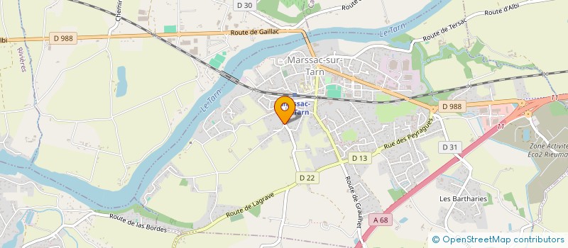 localisation de l'entreprise SCI PONS à MARSSAC-SUR-TARN