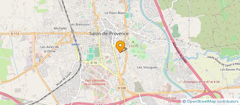 localisation de l'entreprise SCI PONS ALPILLES  SALON-DE-PROVENCE