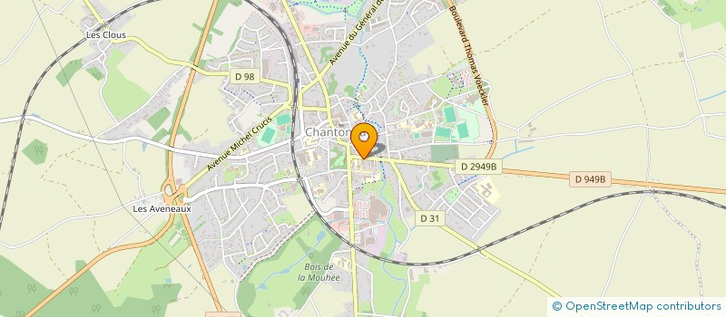 localisation de l'entreprise SCI PONS-ANGRAND  CHANTONNAY