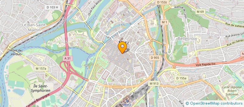 localisation de l'entreprise SCI PONSARD à METZ