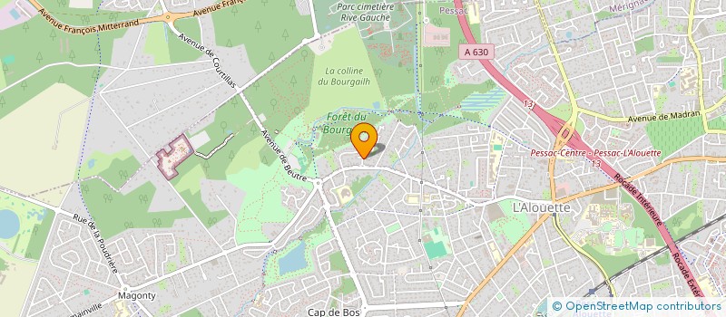 localisation de l'entreprise SCI PONSON à PESSAC