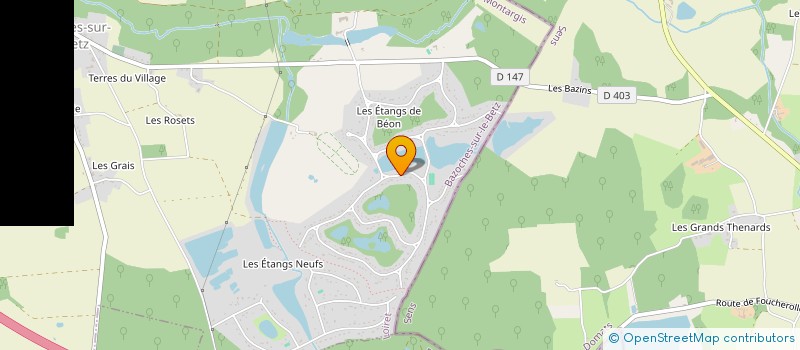 localisation de l'entreprise SCI PONT  BAZOCHES-SUR-LE-BETZ