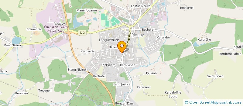 localisation de l'entreprise SCI PONT AVEN 2 à PLOEMEUR