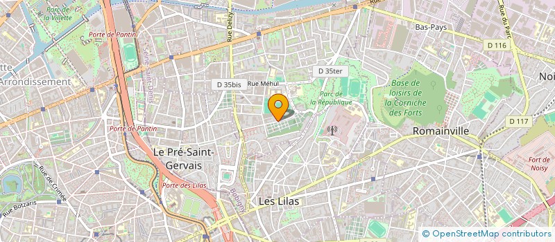 localisation de l'entreprise SCI PONT BLANC 48  PANTIN