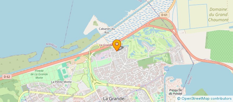 localisation de l'entreprise SCI PONT BONNET  LA GRANDE-MOTTE