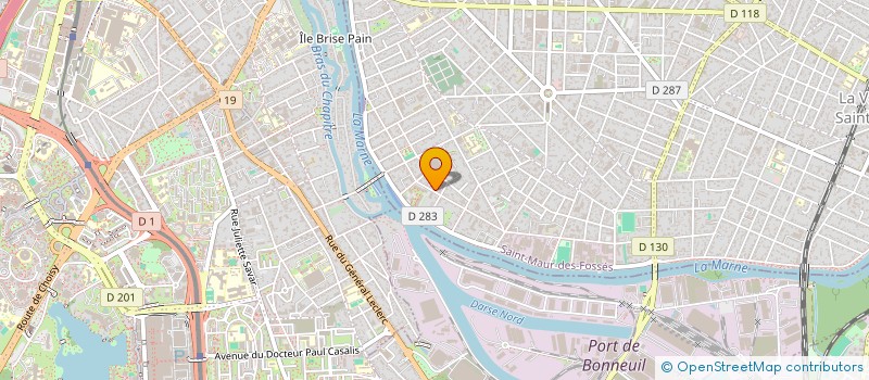 localisation de l'entreprise SCI PONT CIZEAU à SAINT-MAUR-DES-FOSSES