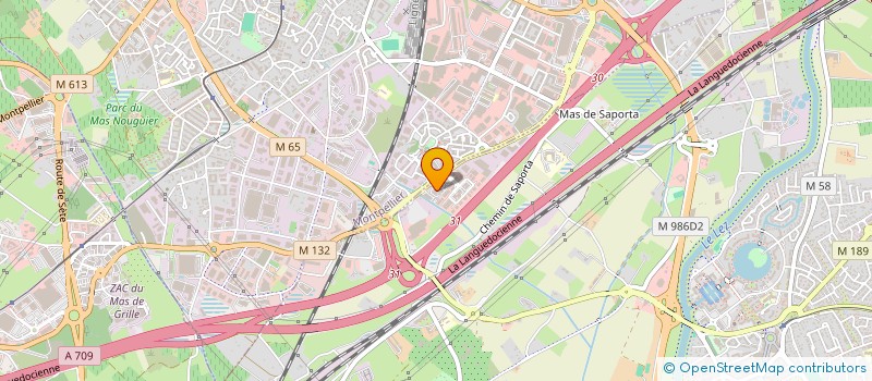 localisation de l'entreprise SCI PONT D ALLIER à LATTES