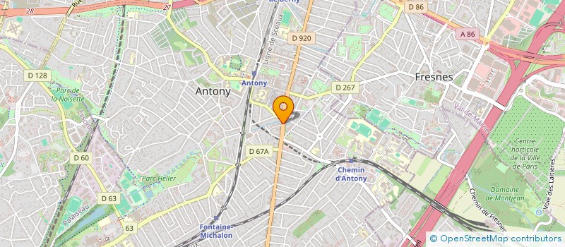 localisation de l'entreprise SCI PONT D'ANTONY à ANTONY