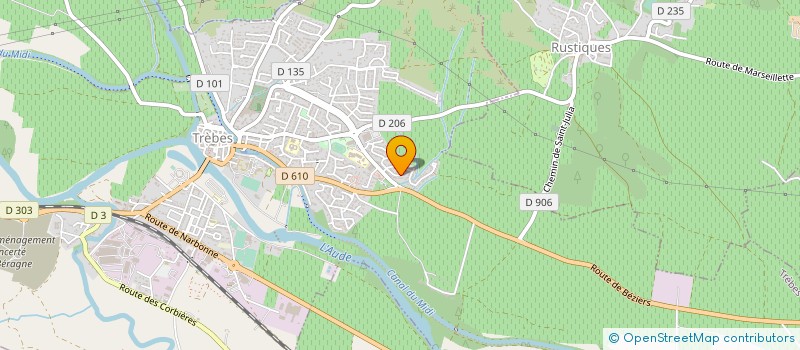 localisation de l'entreprise SCI PONT D ARTIGUES  TREBES